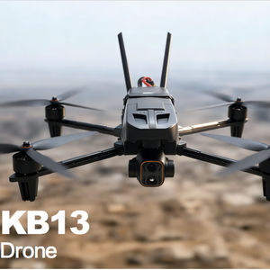 โดรน FPV ขนาด 13 นิ้ว วัสดุคาร์บอนไฟเบอร์ สำหรับแข่งขัน ความละเอียด 1080P HD พร้อมรีโมทคอนโทรลและแว่นตาสำหรับถ่ายภาพ รุ่น KB13 - Product Image 3