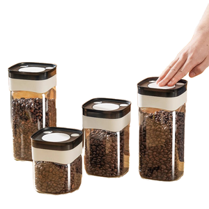 Vacare High-Borosilicate Glass Jars Vacuum <b>Lid</b> Thermal Resistant Eco-Friendly Leak-Proof Freezer Safe <b>Food</b> Storage <b>Containers</b> - Product Image 1