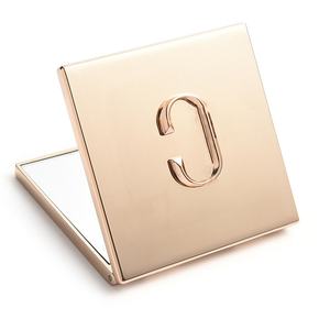 Factory Price Luxury <b>Square</b> <b>Mirror</b> Folding Double Side Rose Gold Portable Pocket <b>Mirror</b> - Product Image 2