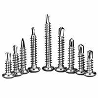 Yaente Factory 410/304 Stainless Steel Phillips Pan Head With Washer Self-drilling Tapping Tek Screws