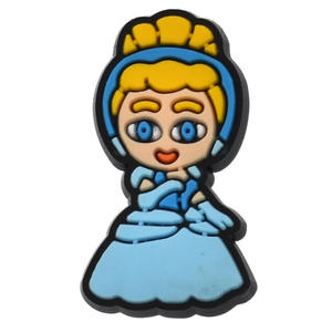 Breloques sabots en PVC souple pour décoration de chaussures, accessoires créatifs dessin animé mignon <span class=keywords><strong>Ariel</strong></span> princesse Donald Daisy Design DIY - Product Image 4