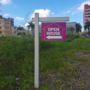 Panneau publicitaire en PVC pour jardin, 72 pouces, poteaux de signalisation immobilière avec bras réglable de 47 pouces, peut supporter un panneau de 36 pouces, décorations de jardin - Product Image 3