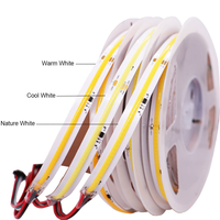 Bande lumineuse LED à pixels WS2811 COB, effet d'eau courante, course de chevaux, poursuite, ruban LED, DC24V, 360 LED/m, flexible, blanc froid, blanc naturel, blanc chaud