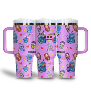 Nieuwe <span class=keywords><strong>K</strong></span> Pop Kpop Demon Jagers 40 Oz Beker Roestvrijstalen Vacuümfles Geïsoleerde Waterfles 40 Oz Tuimelaar Met Geschenkdoos Verpakking - Product Image 2