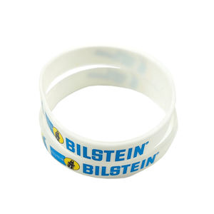 סיטונאי מפעל צמיד סיליקון מותאם אישית, צמידי סיליקון חג שמח, צמיד סיליקון הדפסת כפות - Product Image 4