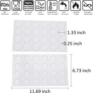 Molde de silicona de cilindro redondo 3D para hornear <span class=keywords><strong>Mousse</strong></span> pastel caramelo Chocolate galleta pastel decoración molde redondo <span class=keywords><strong>Mousse</strong></span> pastel molde - Product Image 5