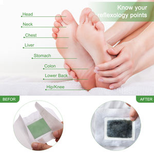 OEM té <span class=keywords><strong>verde</strong></span> desintoxicación pie parche 20 piezas pie desintoxicación parches para una Buena relajación dormir cuidado personal - Product Image 4