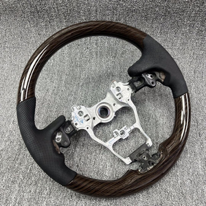 Volant de direction personnalisé Carpenter à 4 branches en cuir perforé en fibre de carbone de luxe pour Sienna 2021 <span class=keywords><strong>2022</strong></span> - Product Image 3