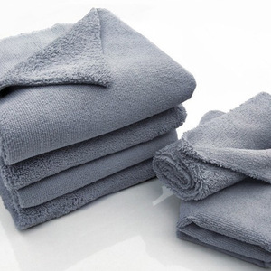 Xe Laser 350GSM 400gsm tự động sợi chi tiết sợi nhỏ Sonic Buff edgeless khăn 40x40 Hàn Quốc với logo dập nổi - Product Image 2