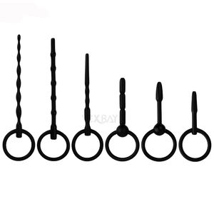 SEXBAY colokan uretra silikon untuk pria mainan seks penghalang uretra mata kuda mainan seks 6 ukuran untuk pria - Product Image 4