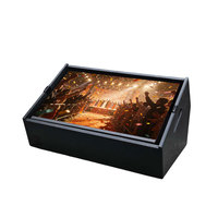 Nouveau téléprompteur de scène avec écran HD grand format 27-55 pouces, haute luminosité, pour podium et moniteur de sol avec haut-parleur