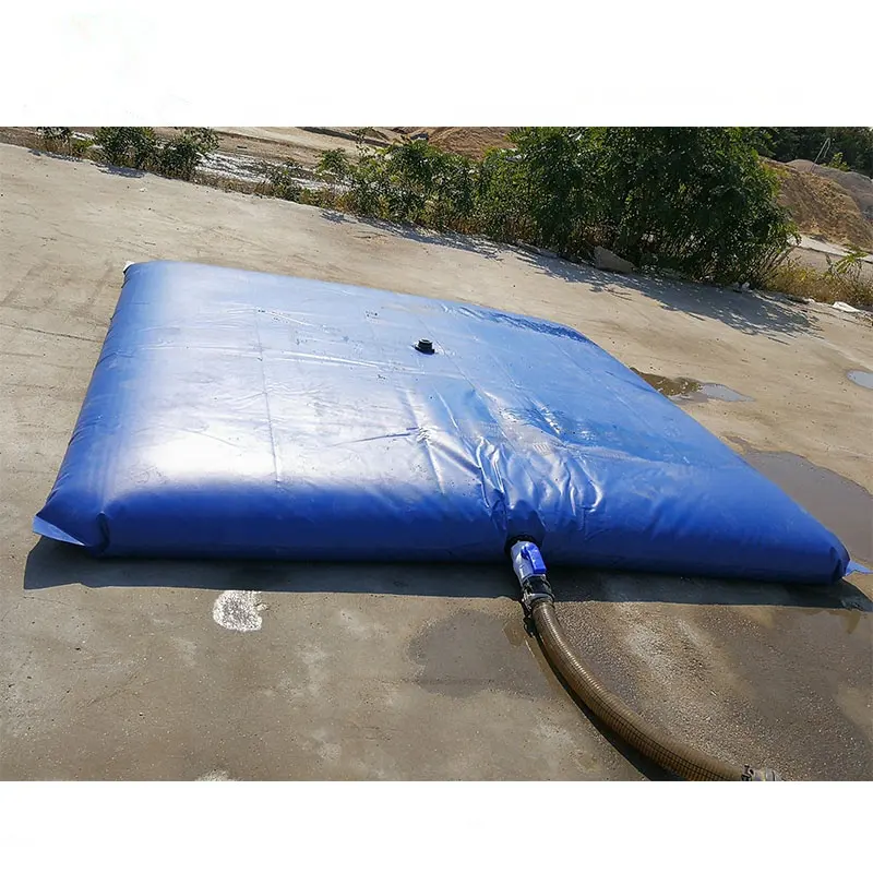 Sulama su depolama için profesyonel tedarikçi esnek yastık tankı 1000 galon su depolama kauçuk çanta