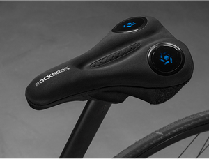 ROCKBROS-Fundas <span class=keywords><strong>de</strong></span> sillín <span class=keywords><strong>de</strong></span> bicicleta, fundas impermeables acolchadas <span class=keywords><strong>de</strong></span> <span class=keywords><strong>gel</strong></span> <span class=keywords><strong>de</strong></span> silicona, transpirables, estilo simple - Product Image 4