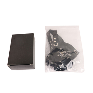 Pinzas de cuero para pezones Bondage Juguetes sexuales para adultos <span class=keywords><strong>DBSM</strong></span> Collar de esclavo Collar de pecho para mujer Abrazaderas de pecho - Product Image 4