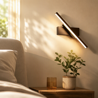 Applique murale LED Art Déco européenne en métal doré et noir, verre blanc chaud, éclairage décoratif moderne encastré pour salon