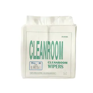 Cleanroom Polyester Wipes Cool Cut Class 1000 Cleanroom Spunlace Nonwoven Polyester Wipe Wiping Paper