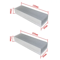 Radiateur de radiateur rond en aluminium carré pour le refroidissement, refroidisseur électronique, dissipation de la chaleur du jeu de puces personnaliser
