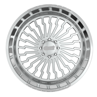 Jantes de camion forgées noires à rebord profond personnalisées SL 30X14 28X16 22X10 26X16 avec 6X139.7 8X180 pour GMC Sierra 1500 Chevy Silverado 1500