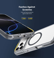 Nouvelle coque de téléphone portable transparente en TPE TPU anti-rayures et anti-chute avec aimant 3M pour iPhone 17 Air 17 Pro Max 16 15 14 Plus 13 Pro