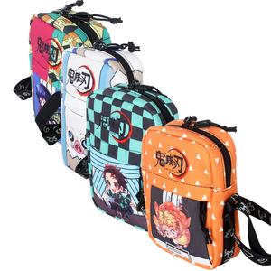 Mochila de <span class=keywords><strong>Manga</strong></span> de Anime Nezuko Tanjirou, bolso de hombro Demon Slayer <span class=keywords><strong>Kimetsu</strong></span> <span class=keywords><strong>No</strong></span> <span class=keywords><strong>Yaiba</strong></span>, bolso cruzado de dibujos animados para estudiantes Kawaii para niños - Product Image 1