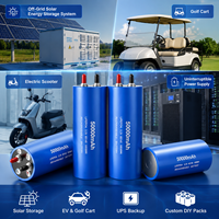 Celda de batería LiFePO4 de 3.2V 50Ah con tornillo M6, más de 2000 ciclos, recargable, de fosfato de hierro y litio para carrito de golf y RV
