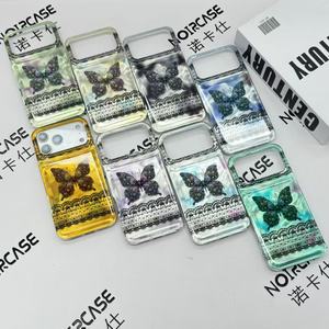 Coque de téléphone Coquette Bow pour <span class=keywords><strong>iPhone</strong></span> tous modèles et Android, dos transparent brillant, bord ondulé mignon, antichoc, vente en gros OEM - Product Image 4