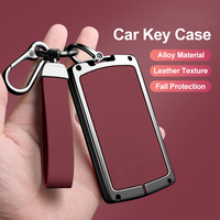 Coque de clé de voiture en métal et cuir de qualité supérieure pour Renault Megane 4 Captur Kadjar Koleos Talisman Espace 5 – Vente en gros