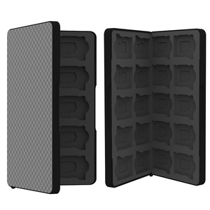 Darbeye Dayanıklı Koruma Oyun Aksesuarı Taşınabilir Seyahat Organizatör Manyetik 20 Oyun Kartı Yuvası Kılıf Nintendo <span class=keywords><strong>Switch</strong></span> 2 için Su Geçirmez - Product Image 2