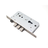 Serrure à mortaise cylindrique en métal de luxe personnalisée pour porte, serrure à mortaise antivol