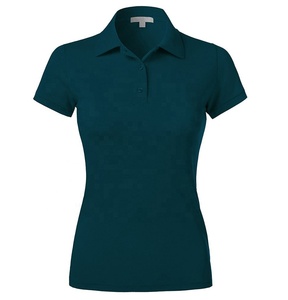 <span class=keywords><strong>Polo</strong></span> da <span class=keywords><strong>donna</strong></span> Casual <span class=keywords><strong>bianca</strong></span> con scollo a V di alta qualità a maniche corte - Product Image 1