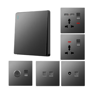 Uk Standaard Wandschakelaar Oem Odm China Groothandel Wandschakelaar Socket Ultral-Dunne Wandschakelaar En Socket Voor Woonkamer - Product Image 1