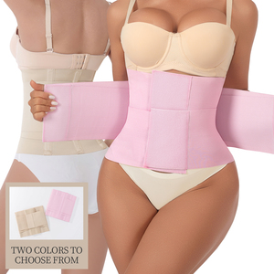Grosir sabuk peramping pinggang sabuk olahraga dapat diatur Pink Belly <span class=keywords><strong>Wrap</strong></span> wanita korset pelangsing sabuk keringat pelatih pinggang - Product Image 2