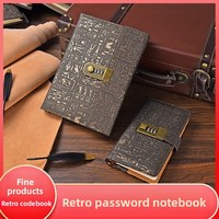 Carnet de notes A5 B5 A6 tendance, style européen vintage, minimaliste, épais, en polyuréthane, idéal pour cadeau, vente en gros