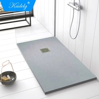Receveur De Douche Rectangulaire Gris Moderne De Luxe En Résine Design De Luxe Réception De Douche pour Hôtel