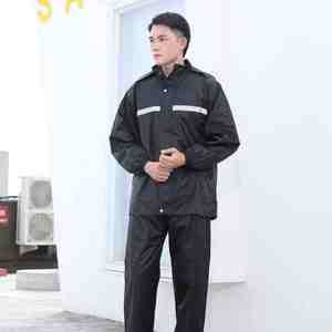 ชุดกันฝนแบบแยกชิ้น เสื้อกันฝน กางเกงกันฝน ป้องกันน้ำได้ทั้งตัว สำหรับผู้ใหญ่ ขี่มอเตอร์ไซค์ กันฝนหนา ชุดกันฝนสำหรับคนงาน - Product Image 2