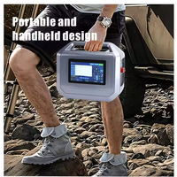 Graveur et découpeur laser fibre CNC portable YEELASER 20W/30W/50W, nouvel imprimante portable pour cartes d'identité, pour métal, plastique, caoutchouc, DXF/PLT