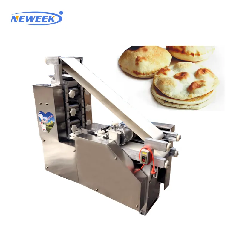 NEWEEK ticari kalıp özelleştirilmiş lübnan pita ekmek basın makinesi roti rulo makinesi türk pita ekmek yapma makinesi