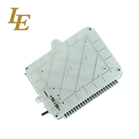 Boîtier de distribution de fibre optique extérieur LE PC&ABS avec adaptateurs FC/SC/LC pour FTTX/FTTH, modèle IP65 LE-1343-32K