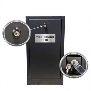 Black 5-Drawer Heavy Duty Matte Black Pickup Storage <b>Box</b> with <b>Lock</b> - Product Image 2