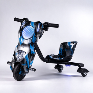 6.5 Inch <b>Kids</b> <b>Electric</b> Drift <b>Scooter</b> <b>With</b> <b>Seat</b> 250W Motor Steel Frame For Outdoor Recreation - Product Image 5
