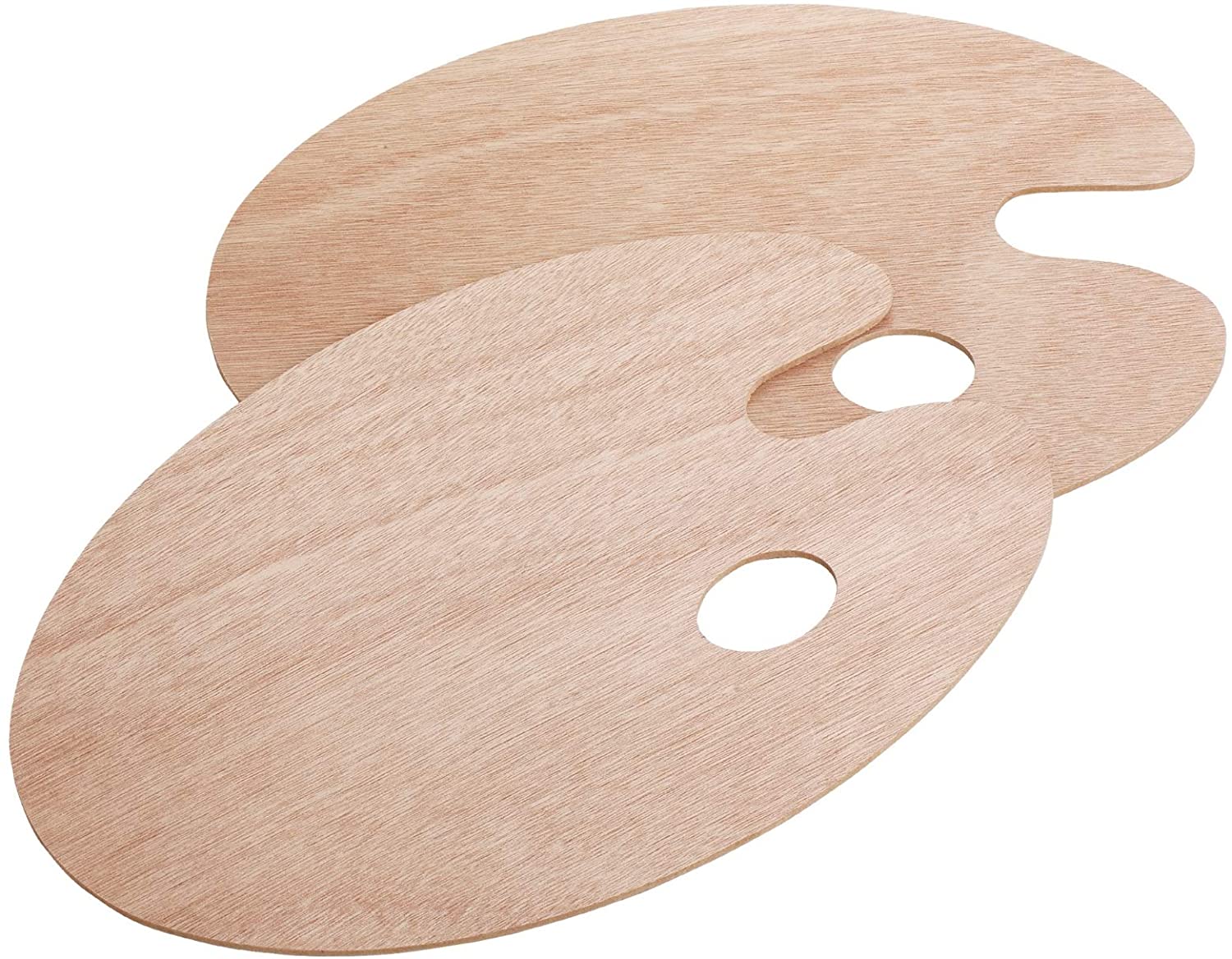 Оптовая продажа, Палетка овальных деревянных красок, Палетка для творчества, 2 упаковки