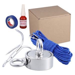 पुनःप्राप्त कर रहा है मछली पकड़ने चुंबक 1000LBS मजबूत मैग्नेट डबल पक्षीय Neodymium चुंबकीय मछली किट के साथ टिकाऊ रस्सी - Product Image 2