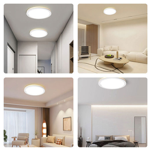 Banqcn Iluminación Interior Decoración del Hogar Creativo Moderno Oficina 7in Redondo 12W <span class=keywords><strong>PIR</strong></span> <span class=keywords><strong>Sensor</strong></span> Led Panel de Techo Luces para Sala de Estar - Product Image 2