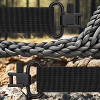 Accessoires de chasse en plein air à dégagement rapide QD 1 \ "1.25 \" émerillons avec supports en aluminium et en acier pour une utilisation tactique