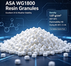 Gránulos de Material ASA WG1800, Buena Resistencia a Impactos, Resistentes a los Rayos UV, Gránulos de Plástico ASA para Piezas de Extrusión en la Construcción - Product Image 2