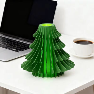 ANTINSKY Abat-jour de Noël imprimé en 3D ART DECO, couvercle de lampe créatif minimaliste pour chambre - Product Image 4