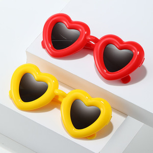 <b>Heart</b> <b>Shaped</b> Glasses for Party Valentine Gift Unisex Fashion <b>Sunglasses</b> Daily Wear - Product Image 6