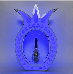 Présentoir Lumineux Pour Fiole Avec LED Et Logo Virus - Neuf