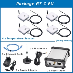 4 Sets Smart IoT <b>Wireless</b> <b>Temperature</b> <b>Sensor</b> <b>Temperature</b> Datalogger For Cold Chain <b>Temperature</b> Alarm - Product Image 3