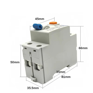 Миниатюрный 2P 4P 30mA Тип <span class=keywords><strong>RCCB</strong></span> RCD <span class=keywords><strong>ELCB</strong></span> медный выключатель остаточного тока защита от утечки от короткого замыкания Миниатюрный - Product Image 3